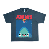 Midnight Navy awws Urban Heavy Tee - linhVisuals