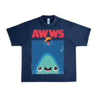 Navy awws Urban Heavy Tee - linhVisuals