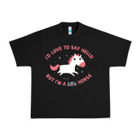 Black i'm a little horse Urban Heavy Tee - linhVisuals