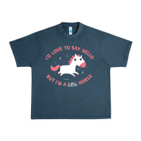 Midnight Navy i'm a little horse Urban Heavy Tee - linhVisuals