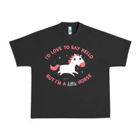 Pigment Black i'm a little horse Urban Heavy Tee - linhVisuals