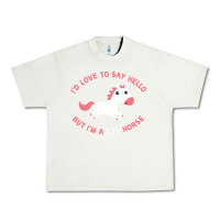 Pistachio i'm a little horse Urban Heavy Tee - linhVisuals