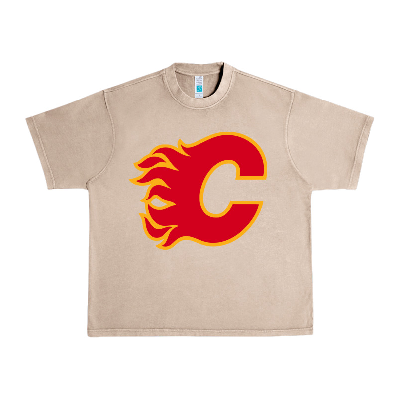 The-flames-calgary-sports Urban Heavy Tee by linhVisuals | Teevron