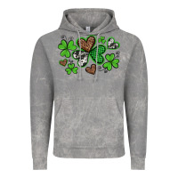Cloud Rock western st patricks day shamrocks and hearts Vintage Hoodie - Artiststas