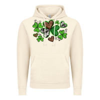 Vintage Artic western st patricks day shamrocks and hearts Vintage Hoodie - Artiststas