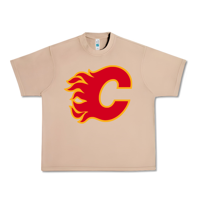 The-flames-calgary-sports Urban Heavy Tee by linhVisuals | Teevron