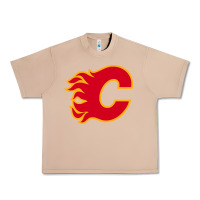 Burro the-flames-calgary-sports Urban Heavy Tee - linhVisuals