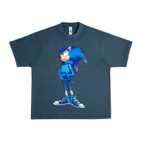 Midnight Navy Söniĉ Kids Urban Heavy Tee - linhVisuals