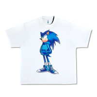 White Söniĉ Kids Urban Heavy Tee - linhVisuals