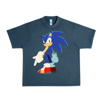 Midnight Navy Söniĉ Kids Urban Heavy Tee - linhVisuals