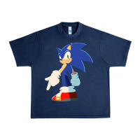 Navy Söniĉ Kids Urban Heavy Tee - linhVisuals