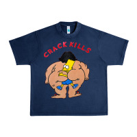 Navy bart crack kills Urban Heavy Tee - linhVisuals