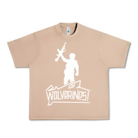 Burro Red Dawn Wolverines Urban Heavy Tee - linhVisuals