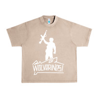 French Oak Red Dawn Wolverines Urban Heavy Tee - linhVisuals