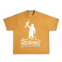 Peanut Butter Red Dawn Wolverines Urban Heavy Tee - linhVisuals