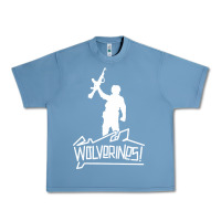 Pebble Blue Red Dawn Wolverines Urban Heavy Tee - linhVisuals