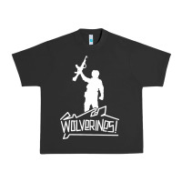 Pigment Black Red Dawn Wolverines Urban Heavy Tee - linhVisuals