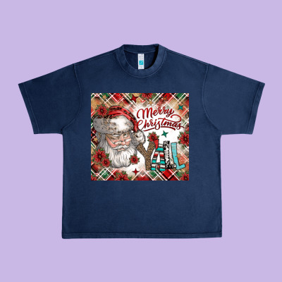 Merry Christmas Y'all Urban Heavy Tee Designed By Cowhidedigitalart