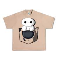 Burro baymax in pocket Urban Heavy Tee - linhVisuals