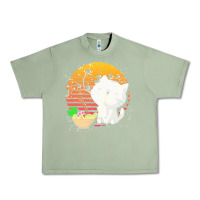 Oil Green cat t  shirt ramen noodles kawaii cat t  shirt Urban Heavy Tee - linhVisuals