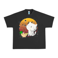 Pigment Black cat t  shirt ramen noodles kawaii cat t  shirt Urban Heavy Tee - linhVisuals