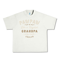 Pistachio Mens Pawpaw Like a Regular Grandpa Funny Fathers Day Urban Heavy Tee - linhVisuals
