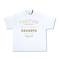 White Mens Pawpaw Like a Regular Grandpa Funny Fathers Day Urban Heavy Tee - linhVisuals