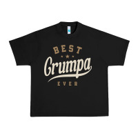 Black Mens Best Grumpa Ever Funny Grandpa Urban Heavy Tee - linhVisuals