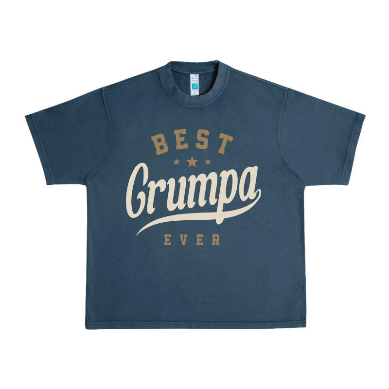 Mens Best Grumpa Ever Funny Grandpa Urban Heavy Tee by linhVisuals | Teevron