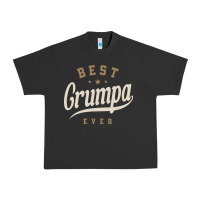 Pigment Black Mens Best Grumpa Ever Funny Grandpa Urban Heavy Tee - linhVisuals