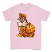 Bubblegum Pink Pumpkin Spice Coffee Classic Tee - FaDigitalArtStudio