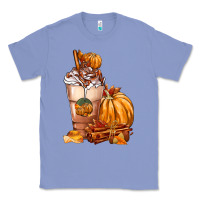 Colony Blue Pumpkin Spice Coffee Classic Tee - FaDigitalArtStudio