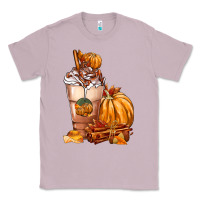 Lilac Pumpkin Spice Coffee Classic Tee - FaDigitalArtStudio