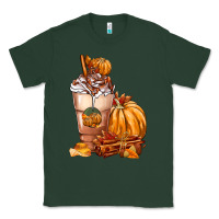 Sports Green Pumpkin Spice Coffee Classic Tee - FaDigitalArtStudio