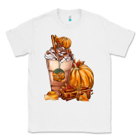 White Pumpkin Spice Coffee Classic Tee - FaDigitalArtStudio