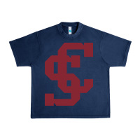 Navy santa clara br Urban Heavy Tee - linhVisuals