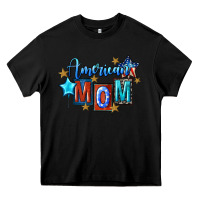 Black American mom Mother's Day Heavy Core Tee - FaDigitalArtStudio