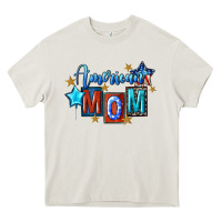 Cream American mom Mother's Day Heavy Core Tee - FaDigitalArtStudio