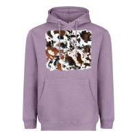 Lavender cowhide background Heavyweight Hoodie - RanaPortraitStore