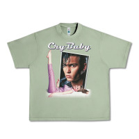 Oil Green cry baby title Urban Heavy Tee - linhVisuals