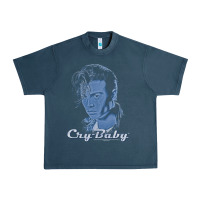 Midnight Navy cry baby king cry baby Urban Heavy Tee - linhVisuals