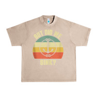French Oak mens funny boating shirt but did we sink rope anchor boat captain tank Urban Heavy Tee - linhVisuals