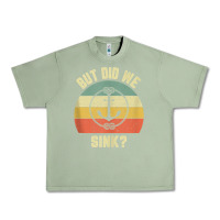 Oil Green mens funny boating shirt but did we sink rope anchor boat captain tank Urban Heavy Tee - linhVisuals