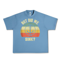 Pebble Blue mens funny boating shirt but did we sink rope anchor boat captain tank Urban Heavy Tee - linhVisuals