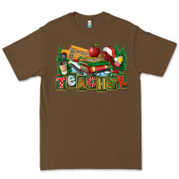 Cacao Christmas Teacher Premium Tee - FaDigitalArtStudio