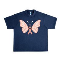 Navy gynecologic cancer support t  shirt gynecological cancer awareness pea Urban Heavy Tee - linhVisuals