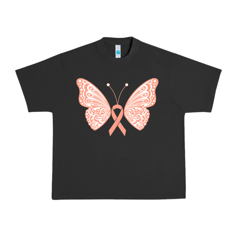 Gynecologic Cancer Support T  Shirt Gynecological Cancer Awareness Pea Urban Heavy Tee by linhVisuals | Teevron