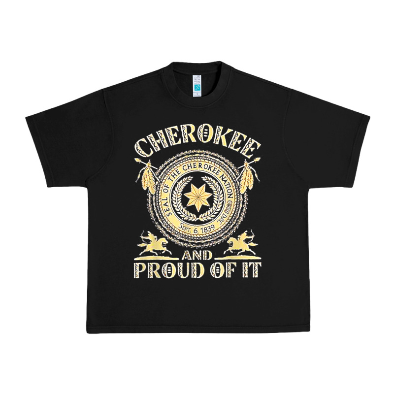 Cherokee Native American And Proud Of T Shirt Urban Heavy Tee by linhVisuals | Teevron