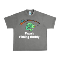 Tornado kids papa's fishing buddy grandson or granddaughter fish t shirt Urban Heavy Tee - linhVisuals
