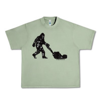 Oil Green mens mowing bigfoot   golf course superintendent maintenance turf t sh Urban Heavy Tee - linhVisuals